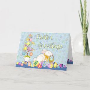 Tarjeta Festiva Saludos de Pascua