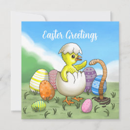 Tarjeta Festiva Saludos de Pascua