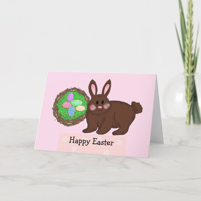 Tarjeta Festiva Saludos de Pascua (Anverso)