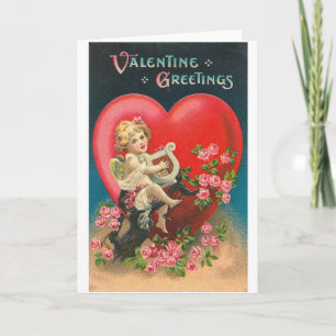 Tarjeta Festiva Saludos de San Valentín