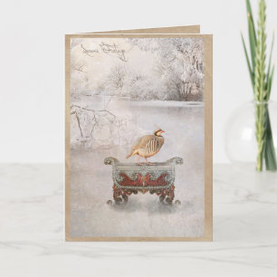 Tarjeta Festiva Saludos de Seaons