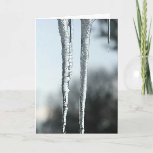 Tarjeta Festiva Saludos de Seasons (Anverso)