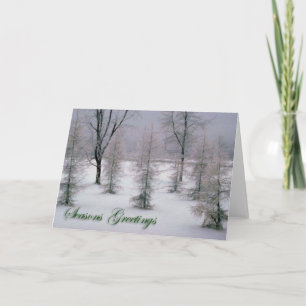 Tarjeta Festiva Saludos de Seasons