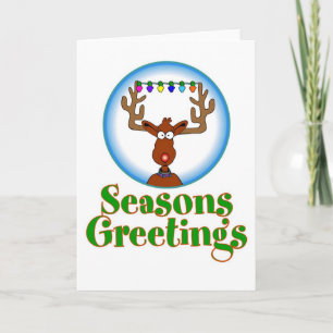 Tarjeta Festiva Saludos de Seasons