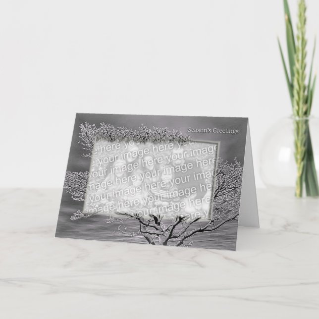 Tarjeta Festiva Saludos de temporada (Anverso)