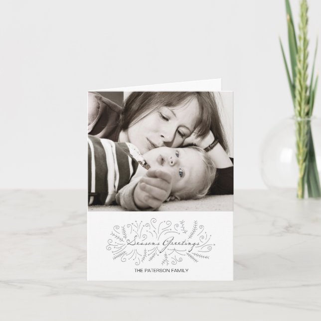 Tarjeta Festiva saludos de temporada (Anverso)