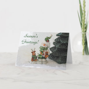Tarjeta Festiva Saludos de temporada