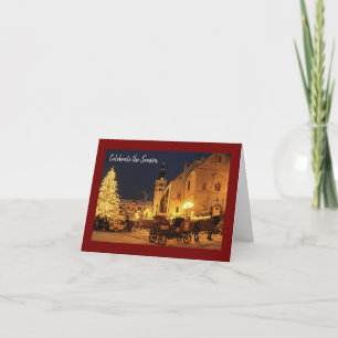 Tarjeta Festiva Saludos de temporada