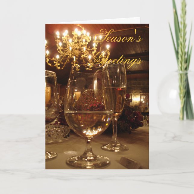 Tarjeta Festiva Saludos de temporada (Anverso)