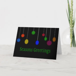 Tarjeta Festiva Saludos de temporada