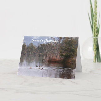 Tarjeta Festiva Saludos de temporada
