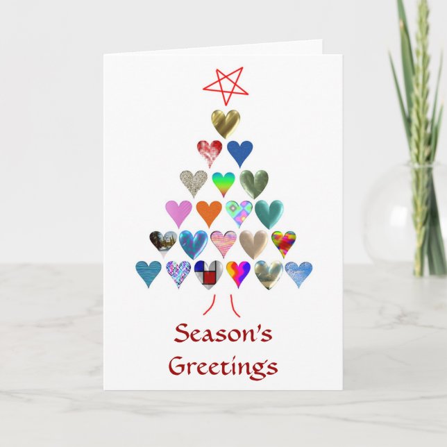 Tarjeta Festiva Saludos de temporada (Anverso)