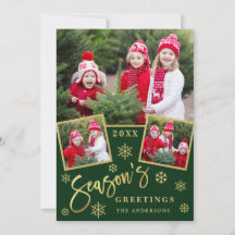 Saludos de temporada a los modernos 3 saludo fotog