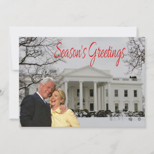 Tarjeta Festiva Saludos de temporada de Bill & Hill