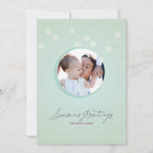 Tarjeta Festiva Saludos de temporada {PhotoCard}
