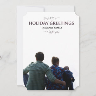 Tarjeta Festiva saludos de vacaciones