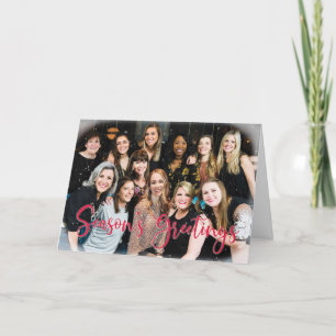 Tarjeta Festiva Saludos de vacaciones corporativas