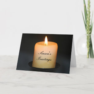 Tarjeta Festiva saludos de velas