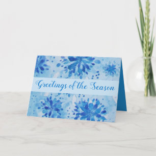 Tarjeta Festiva Saludos decorativos de la temporada