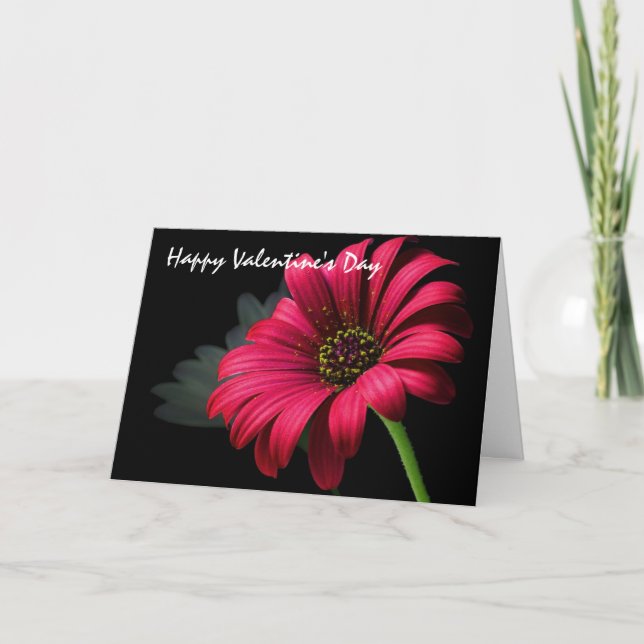 Tarjeta Festiva Saludos del el día de San Valentín (Anverso)