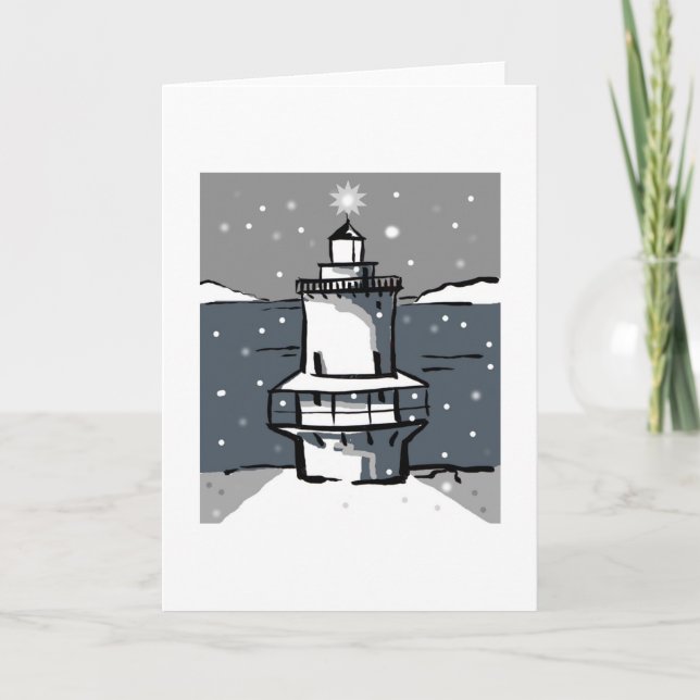Tarjeta Festiva saludos del invierno (Anverso)