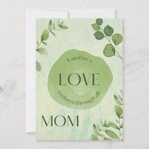 Tarjeta Festiva Saludos especiales del Día de la Madre