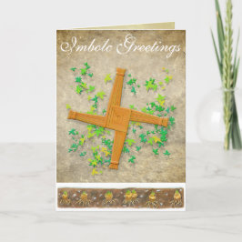 Tarjeta Festiva Saludos Imbolc