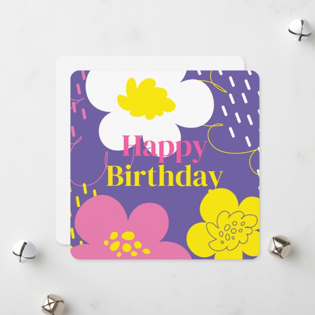 Tarjeta Festiva Saludos maravillosos. (Anverso/Reverso In Situ)