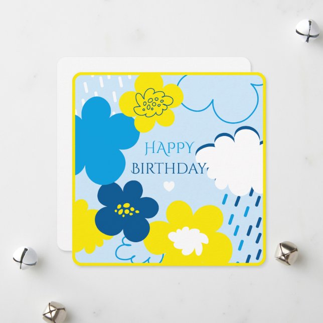 Tarjeta Festiva Saludos maravillosos. (Anverso/Reverso In Situ)