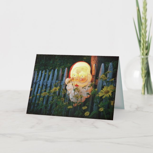 Tarjeta Festiva Saludos navideños atrasados (Anverso)