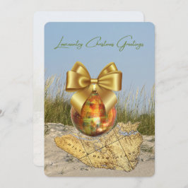 Tarjeta Festiva Saludos navideños de Lowcountry Hilton Head Island