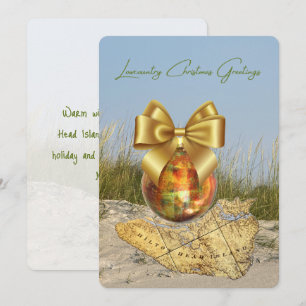 Tarjeta Festiva Saludos navideños de Lowcountry Hilton Head Island