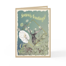 Saludos personalizados de temporada de Watercolor 