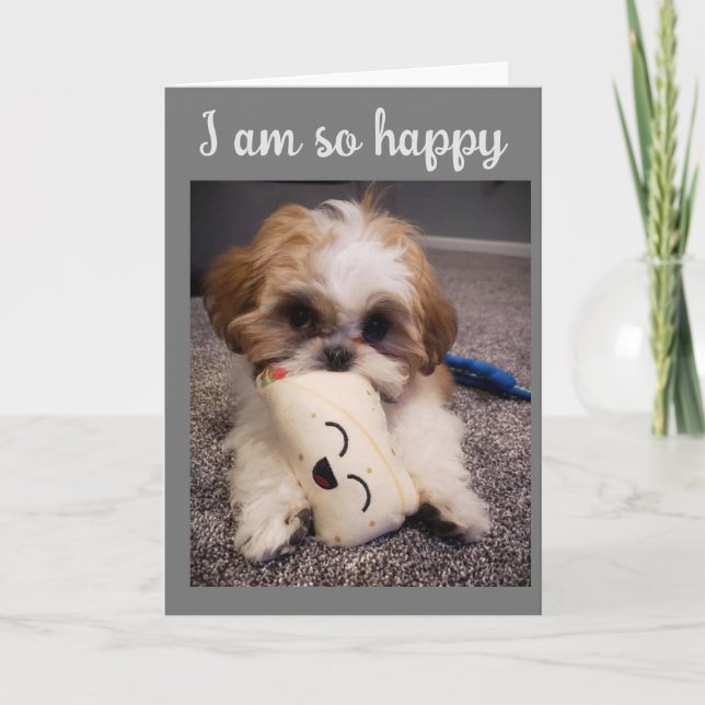 TARJETA FESTIVA SALVAR MI TALLA / DESEARTE **FELIZ PASO** (Anverso)