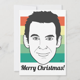 Tarjeta Festiva Sam Harris Merry Christmas
