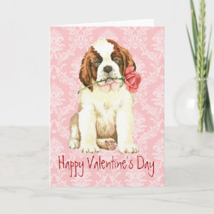 Tarjeta Festiva San Bernard, Rosa de San Valentín