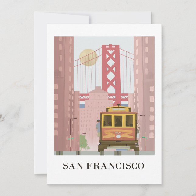 Tarjeta Festiva san francisco (Anverso)