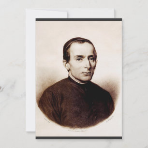 Tarjeta Festiva San Giuseppe Cafasso sacerdote franciscano