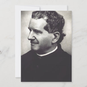 Tarjeta Festiva San Juan Bosco Padre y Maestro de la Juventud