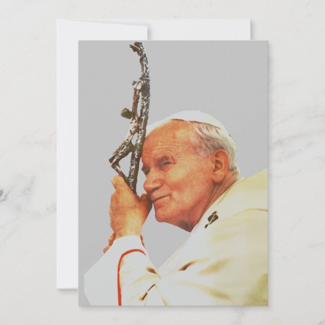 Tarjeta Festiva San Juan Pablo II (Anverso)