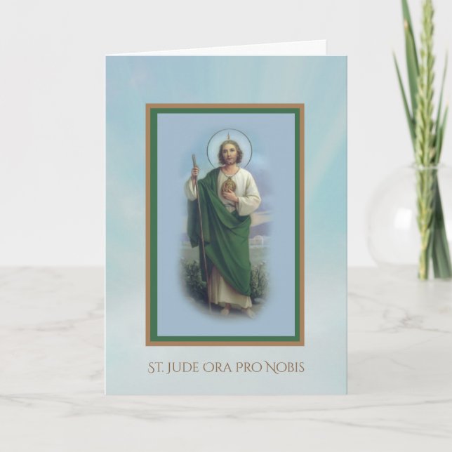 Tarjeta Festiva San Jude, el Apóstol (Anverso)