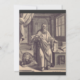 Tarjeta Festiva San Marcos el Evangelista