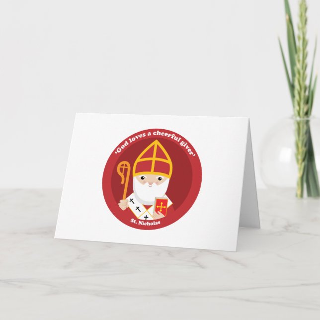 Tarjeta Festiva San Nicolás (Anverso)
