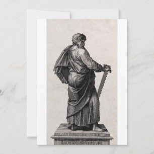 Tarjeta Festiva San Simón el Zelote Apóstol y Predicador