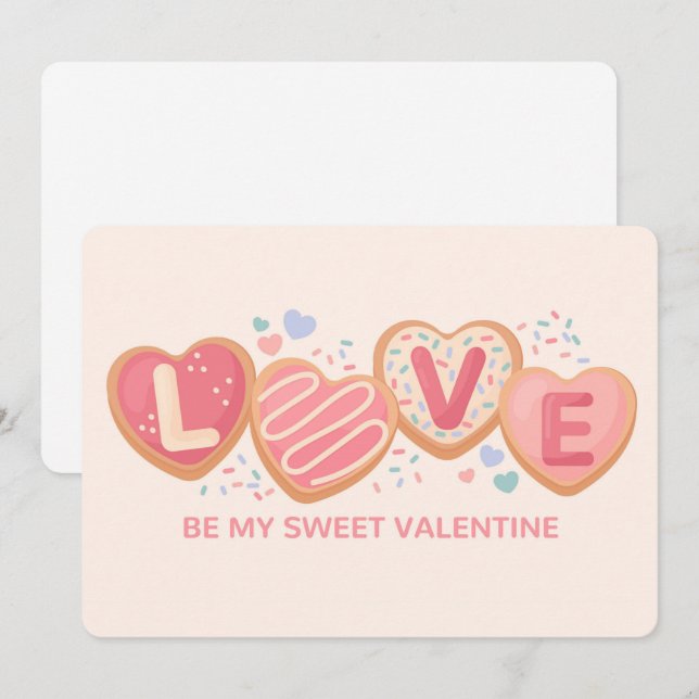 Tarjeta Festiva San Valentín (Anverso / Reverso)
