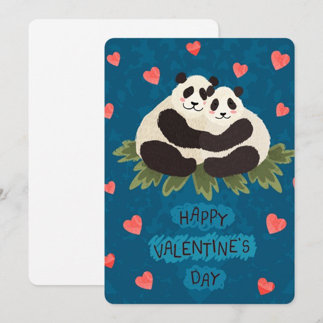 Tarjeta Festiva San Valentín (Anverso / Reverso)