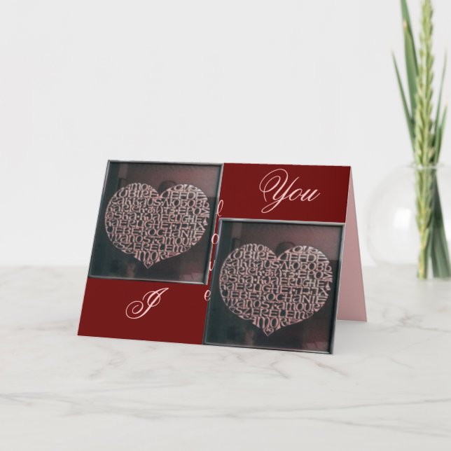 Tarjeta Festiva San Valentín (Anverso)