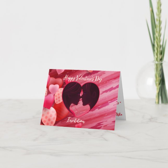 Tarjeta Festiva San Valentín (Anverso)