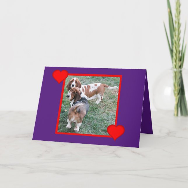 Tarjeta Festiva San Valentín con hongos bajos bonitos y divertidos (Anverso)