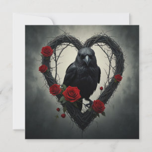 Tarjeta Festiva San Valentín de Raven 